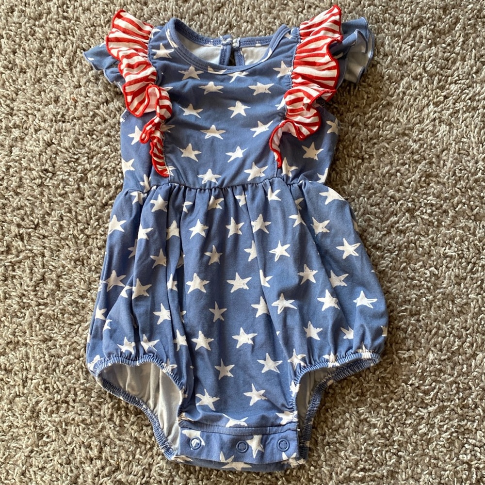 EUC Caden Lane All American Ruffle Bubble